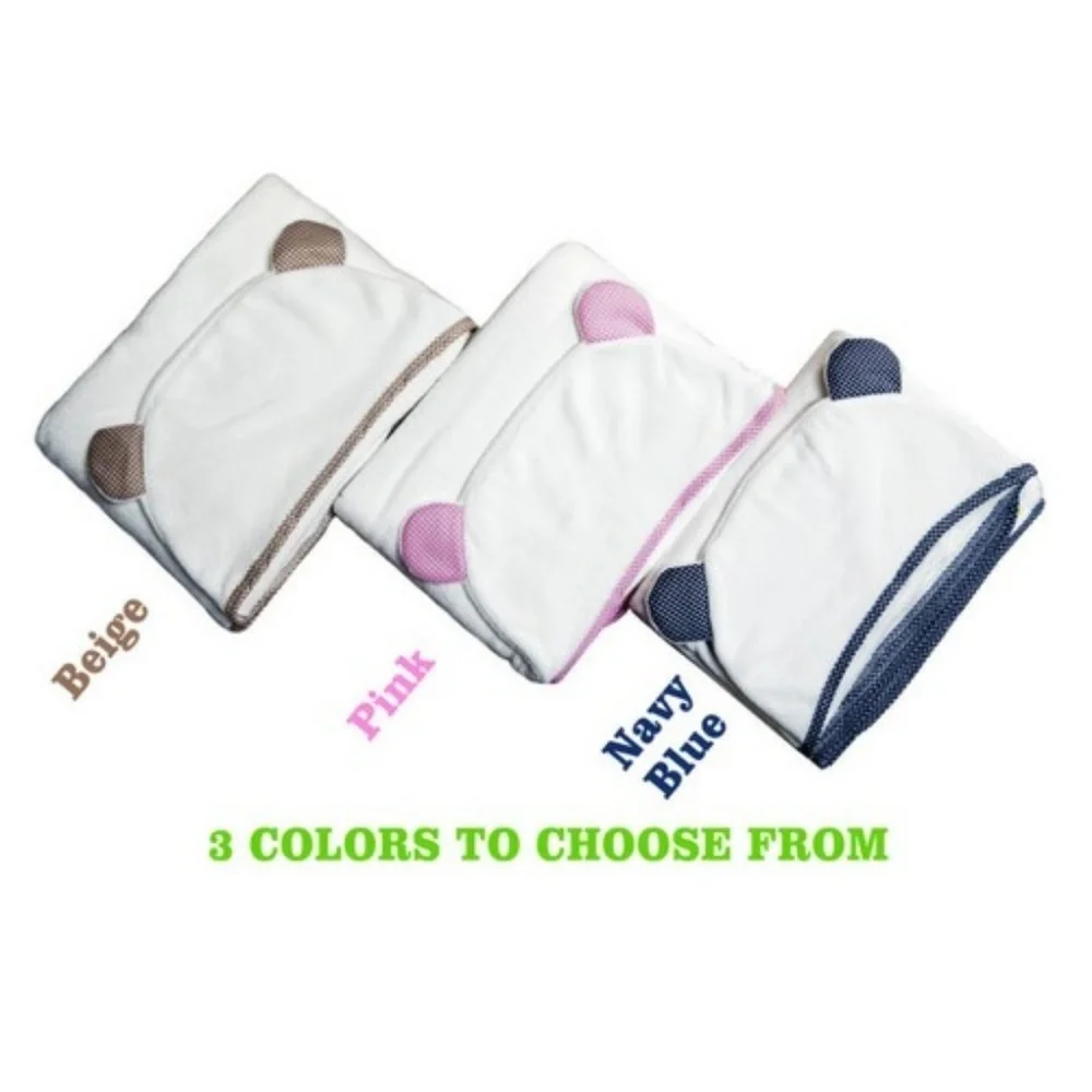 PREMIUM Baby Hooded Towel & Washcloth Navy Blue